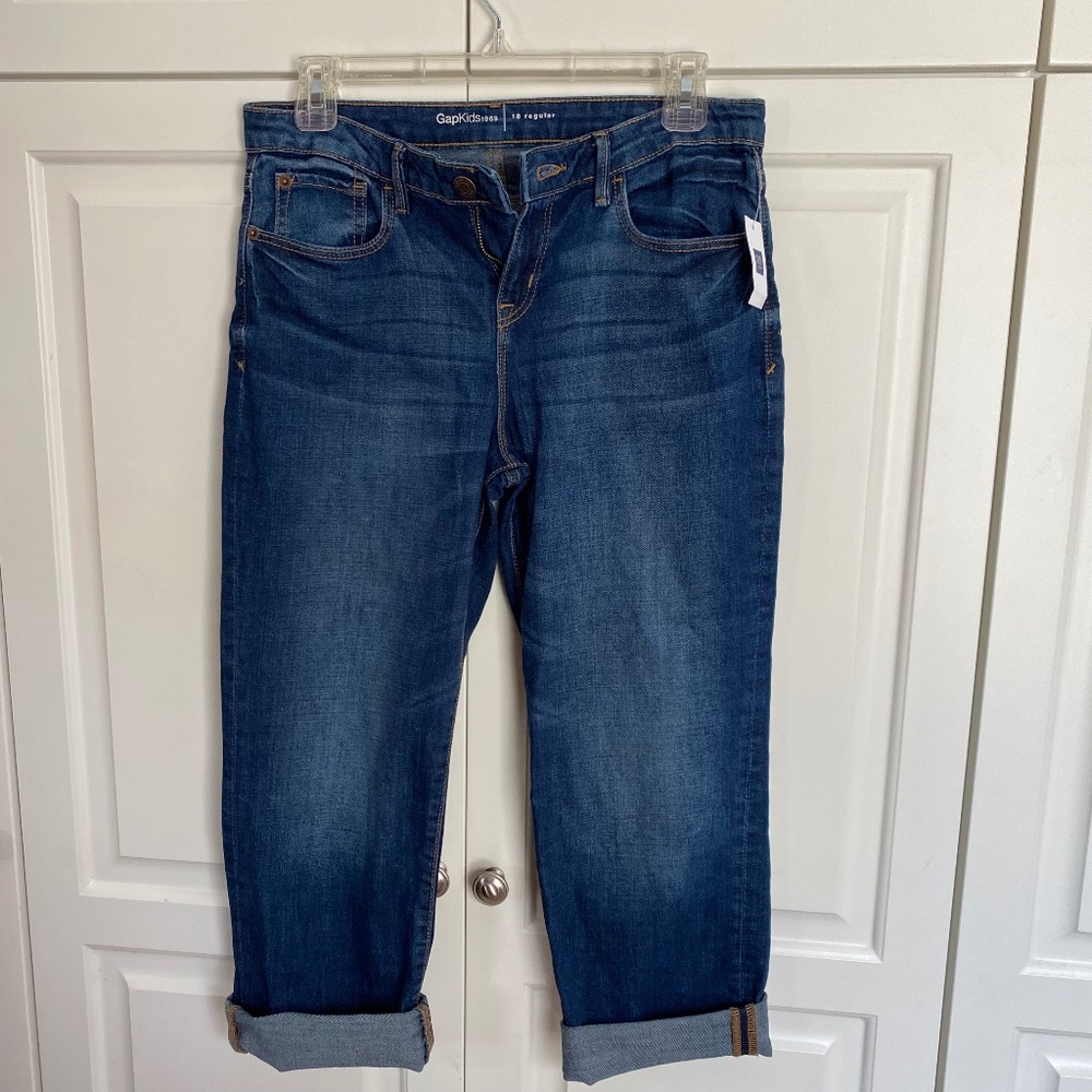 NWT GAP Girls Capri Jeans Sz 18